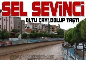 Oltu'da sel sevinci